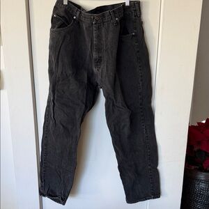 Wrangler Relaxed Fit Classic Black Denim Jeans
